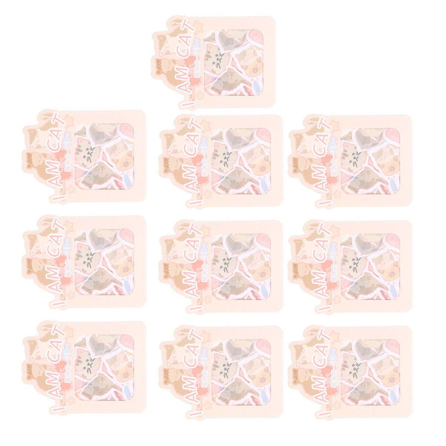 Sticker 10PCS EcoFriendly Paper Material Waterproof Dustproof Easy to Tear Stickers for Laptops Skateboards Suitcases Cars(Cat )
