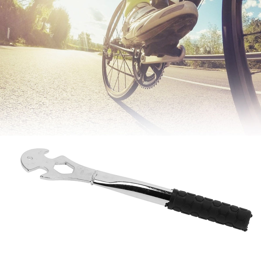 Bicycle Pedal Wrench Steel Long Handle Professional Spanner Road Bike Repair Tool Bike Repairing Tools