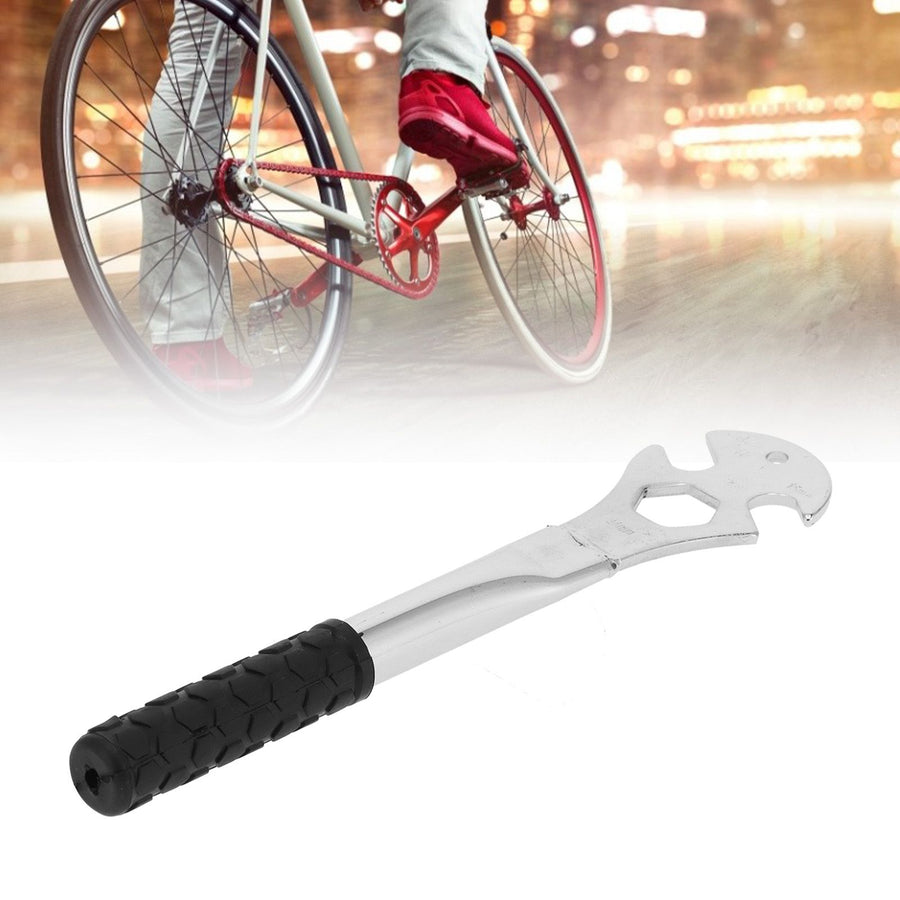 Bicycle Pedal Wrench Steel Long Handle Professional Spanner Road Bike Repair Tool Bike Repairing Tools
