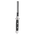 Man's Spring Pocket Oil Hair Comb Folding Automatic Push Button Hair Brush Hairdressing Comb