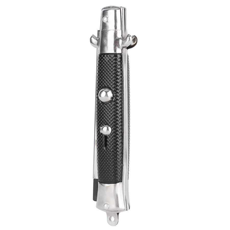 Man's Spring Pocket Oil Hair Comb Folding Automatic Push Button Hair Brush Hairdressing Comb