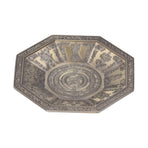 Octagonal Burning Tray Buddhist Scriptures 8 Auspicious Symbols Fire Sacrificial Dish Buddhist SupplyCyan