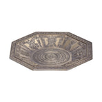 Octagonal Burning Tray Buddhist Scriptures 8 Auspicious Symbols Fire Sacrificial Dish Buddhist SupplyCyan