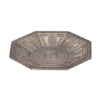 Octagonal Burning Tray Buddhist Scriptures 8 Auspicious Symbols Fire Sacrificial Dish Buddhist SupplyCyan