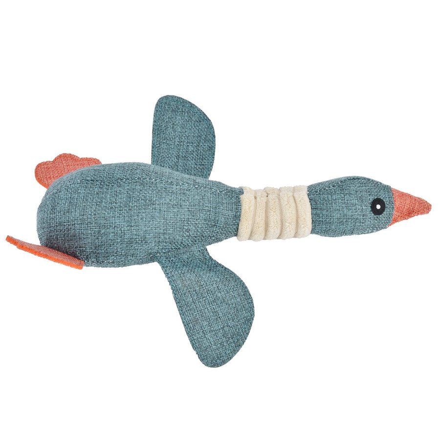 Pet Dog Toy Cute Duck Shape Biting Chewing Teeth Cleaning Toy Training Accessory 30cmBlue