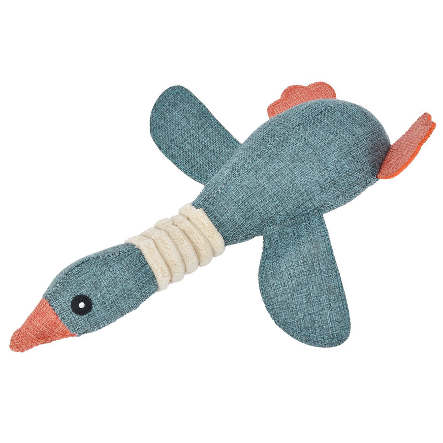 Pet Dog Toy Cute Duck Shape Biting Chewing Teeth Cleaning Toy Training Accessory 30cmBlue