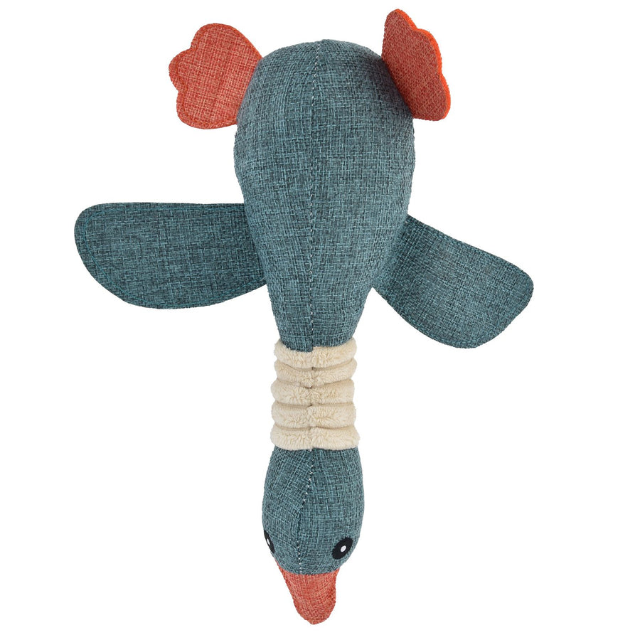 Pet Dog Toy Cute Duck Shape Biting Chewing Teeth Cleaning Toy Training Accessory 30cmBlue