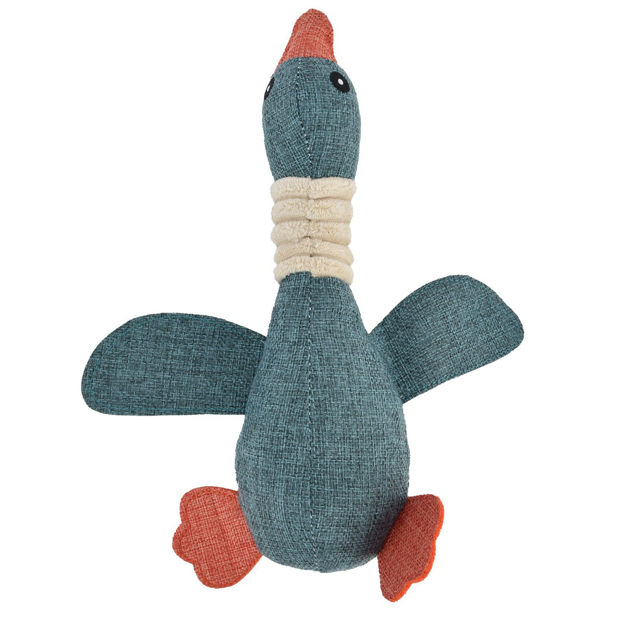 Pet Dog Toy Cute Duck Shape Biting Chewing Teeth Cleaning Toy Training Accessory 30cmBlue