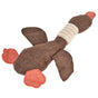 Pet Dog Toy Cute Duck Shape Biting Chewing Teeth Cleaning Toy Training Accessory 30cmBrown
