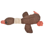 Pet Dog Toy Cute Duck Shape Biting Chewing Teeth Cleaning Toy Training Accessory 30cmBrown