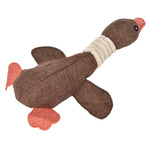 Pet Dog Toy Cute Duck Shape Biting Chewing Teeth Cleaning Toy Training Accessory 30cmBrown