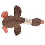 Pet Dog Toy Cute Duck Shape Biting Chewing Teeth Cleaning Toy Training Accessory 30cmBrown