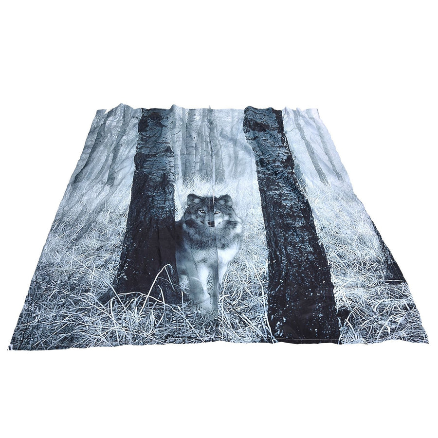 2Pcs Blackout Curtain Soft Dirt Resistant Shade Curtain Window Drapes for Living Room Bedroom