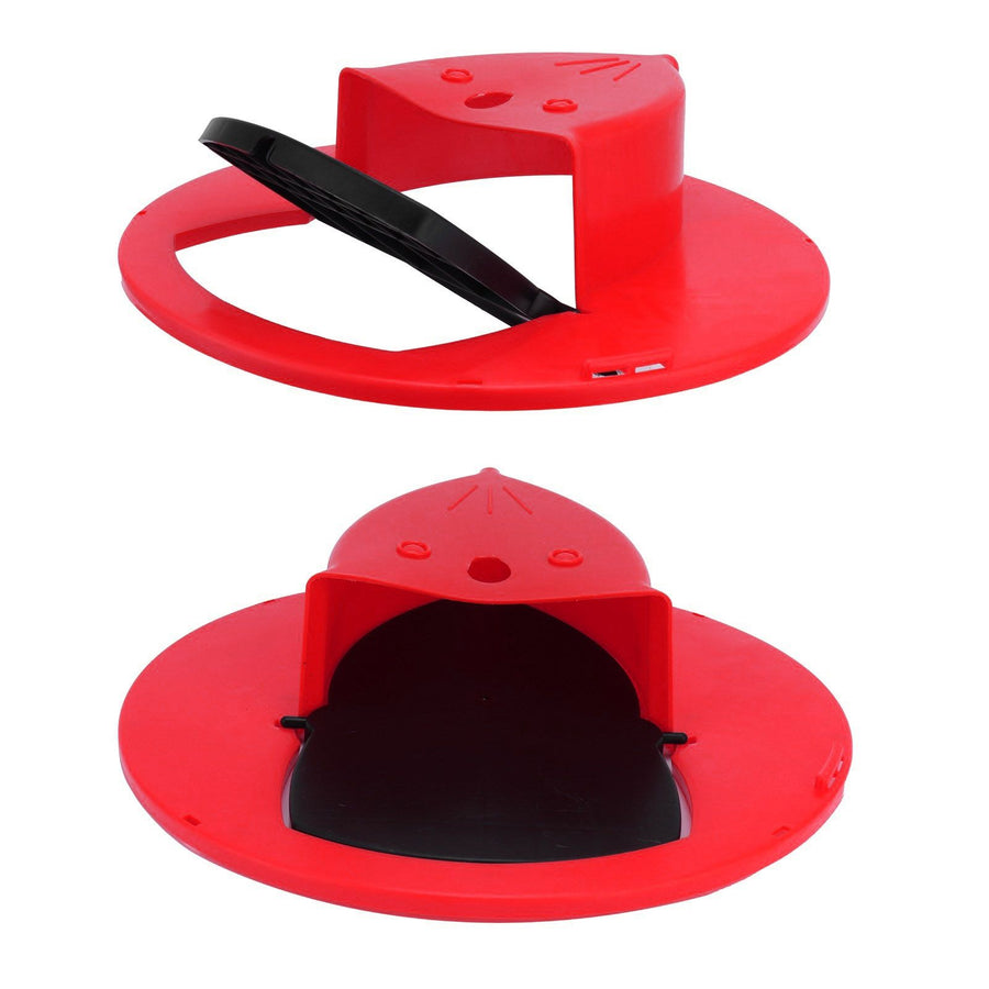Flip Rat Trap Durable Automatically Reset Mousetrap for Indoor Outdoor Mouse CatchRed