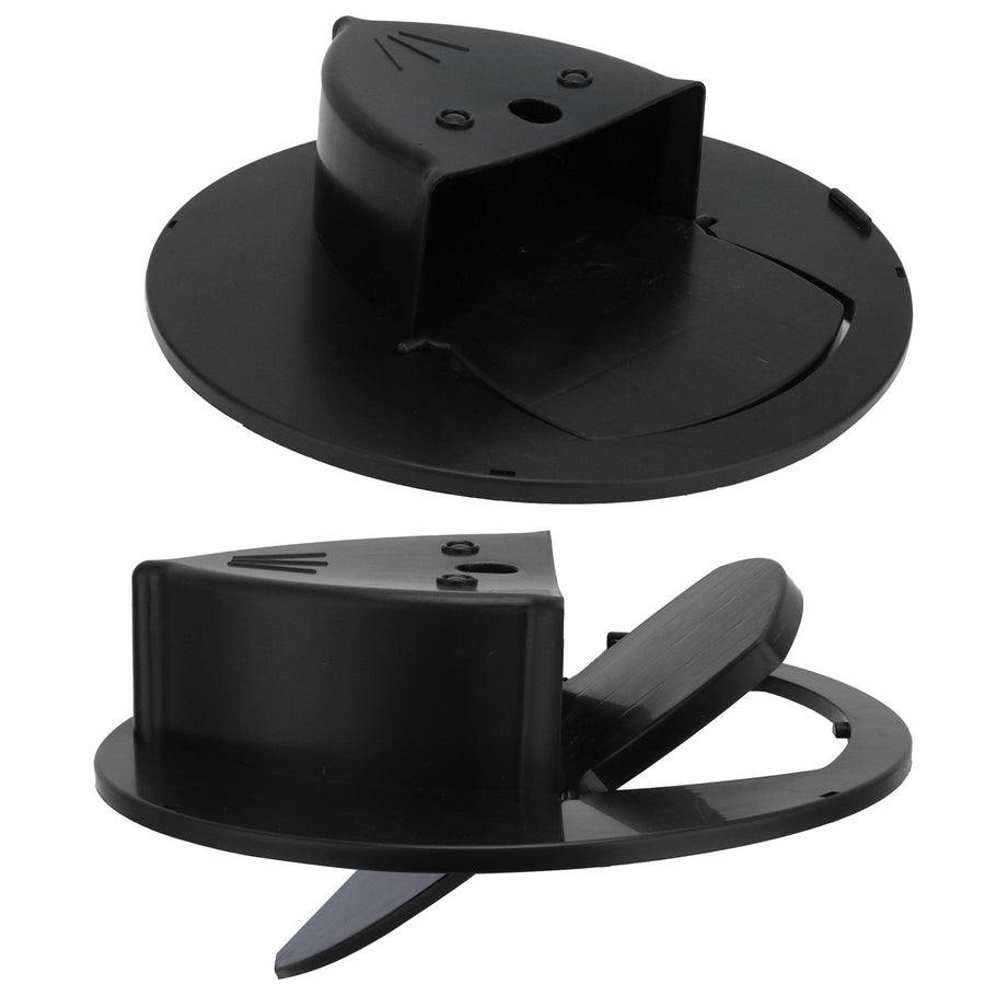 Flip Rat Trap Durable Automatically Reset Mousetrap for Indoor Outdoor Mouse CatchBlack