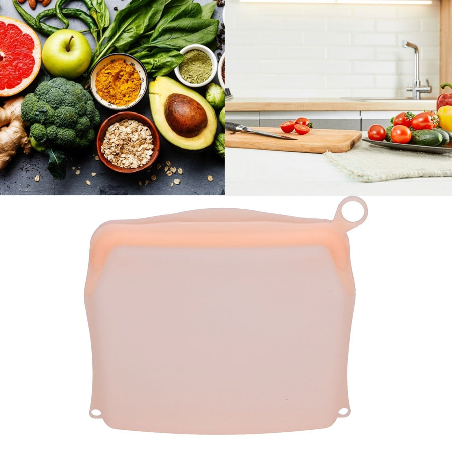 Silicone Food Storage Bag Thickened Reusable Fruit Vegetable Daily Necessities Portable Storage BagS