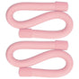 Yoga Weight Ring Elastic Adjustable Durable Household Unisex Wrist Weights for Sports RunningPink (240gx2)