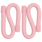 Yoga Weight Ring Elastic Adjustable Durable Household Unisex Wrist Weights for Sports RunningPink (240gx2)