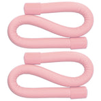 Yoga Weight Ring Elastic Adjustable Durable Household Unisex Wrist Weights for Sports RunningPink (240gx2)