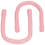Yoga Weight Ring Elastic Adjustable Durable Household Unisex Wrist Weights for Sports RunningPink (240gx2)
