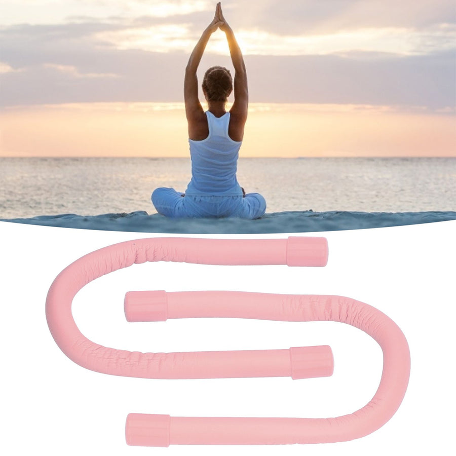 Yoga Weight Ring Elastic Adjustable Durable Household Unisex Wrist Weights for Sports RunningPink (240gx2)