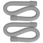 Yoga Weight Ring Elastic Adjustable Durable Household Unisex Wrist Weights for Sports RunningGrey (240gx2)