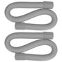 Yoga Weight Ring Elastic Adjustable Durable Household Unisex Wrist Weights for Sports RunningGrey (240gx2)