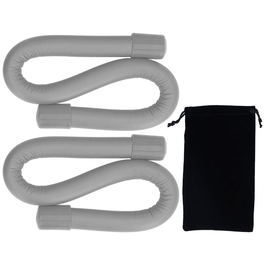 Yoga Weight Ring Elastic Adjustable Durable Household Unisex Wrist Weights for Sports RunningGrey (240gx2)