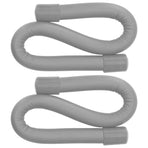Yoga Weight Ring Elastic Adjustable Durable Household Unisex Wrist Weights for Sports RunningGrey (240gx2)