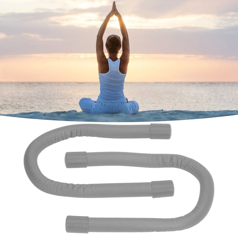 Yoga Weight Ring Elastic Adjustable Durable Household Unisex Wrist Weights for Sports RunningGrey (240gx2)