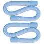 Yoga Weight Ring Elastic Adjustable Durable Household Unisex Wrist Weights for Sports RunningBlue (240gx2)