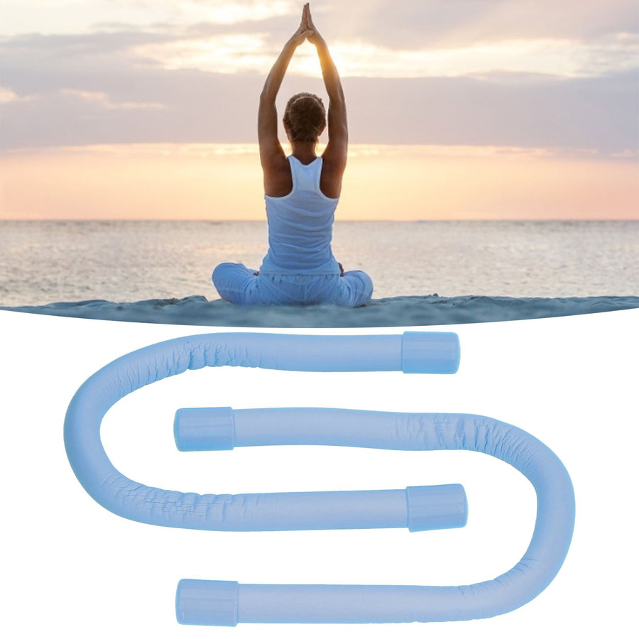 Yoga Weight Ring Elastic Adjustable Durable Household Unisex Wrist Weights for Sports RunningBlue (240gx2)