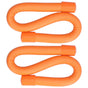 Yoga Weight Ring Elastic Adjustable Durable Household Unisex Wrist Weights for Sports RunningOrange (340gx2)