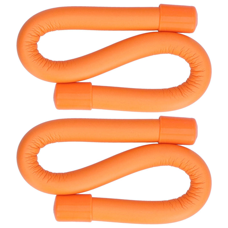 Yoga Weight Ring Elastic Adjustable Durable Household Unisex Wrist Weights for Sports RunningOrange (340gx2)