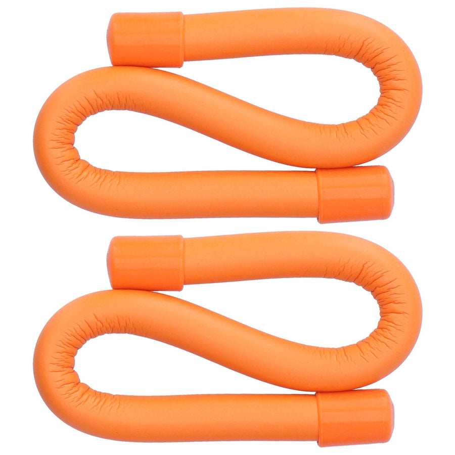 Yoga Weight Ring Elastic Adjustable Durable Household Unisex Wrist Weights for Sports RunningOrange (340gx2)