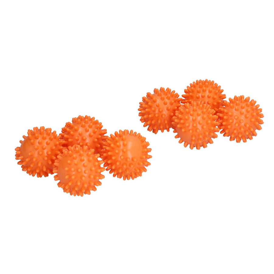 8PCS Laundry Washing Ball Reusable Clothes Drying Washing Ball for Clothes Dryer Orange