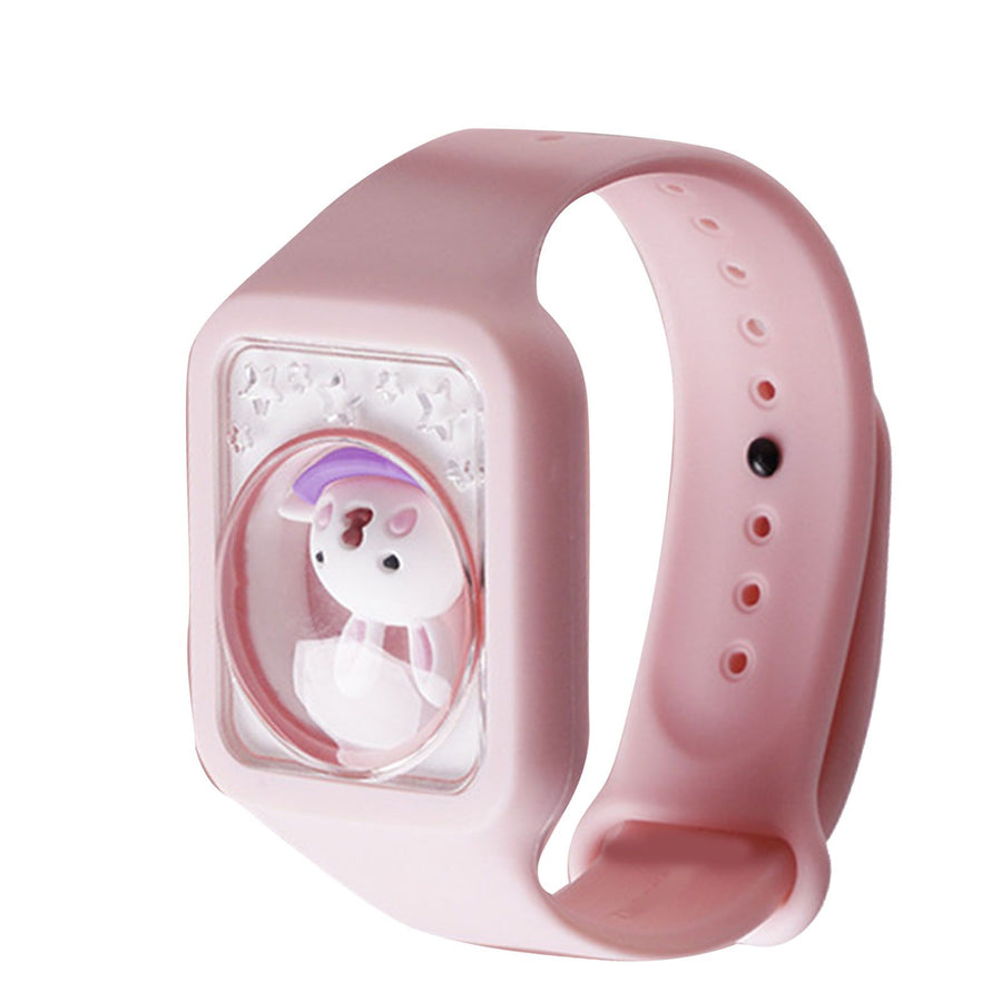 Repellent Bracelet Leak Free Long Lasting Multipurpose Safe Anti Bite Repellent Wrist Band for Kids Outdoor Pink