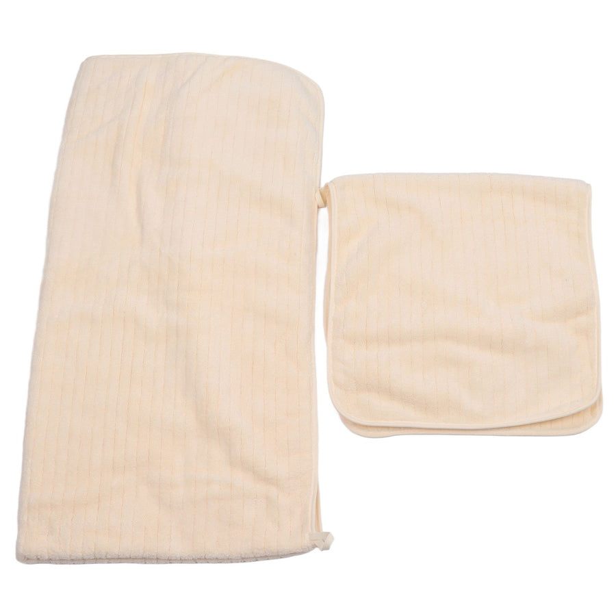 2 Piece Towel Set Soft Coral Velvet Highly Absorbent Quick Drying Lightweight Hand Towels and Bath Towels for Bathroom