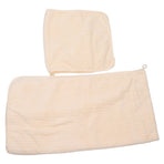 2 Piece Towel Set Soft Coral Velvet Highly Absorbent Quick Drying Lightweight Hand Towels and Bath Towels for Bathroom