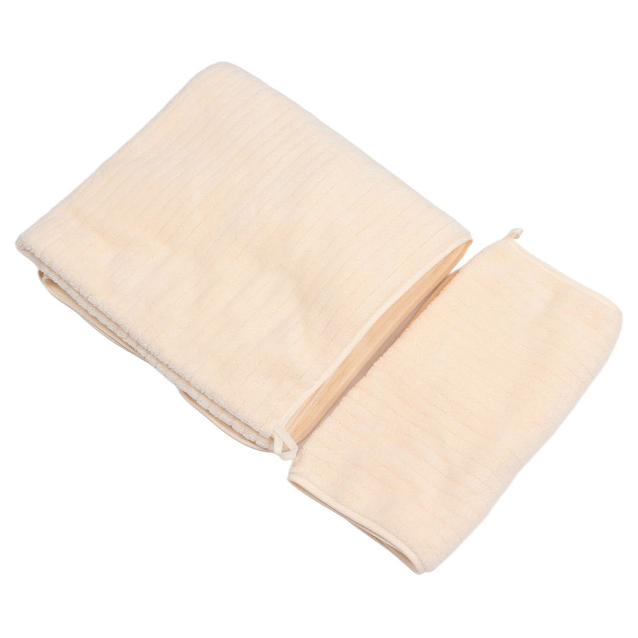 2 Piece Towel Set Soft Coral Velvet Highly Absorbent Quick Drying Lightweight Hand Towels and Bath Towels for Bathroom