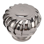 Chimney Rotating Ventilator Cap Stainless Steel Anti Downdraught Chimney Cap with Clamp Thickened 150 Type