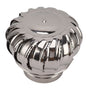Chimney Rotating Ventilator Cap Stainless Steel Anti Downdraught Chimney Cap with Clamp Thickened 150 Type