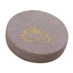 Meditation Cushion Round Hard Foam Cotton Linen Detachable Washable Comfortable Floor Pillow Mat for Balcony Living Room Tatami Grey