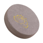 Meditation Cushion Round Hard Foam Cotton Linen Detachable Washable Comfortable Floor Pillow Mat for Balcony Living Room Tatami Grey