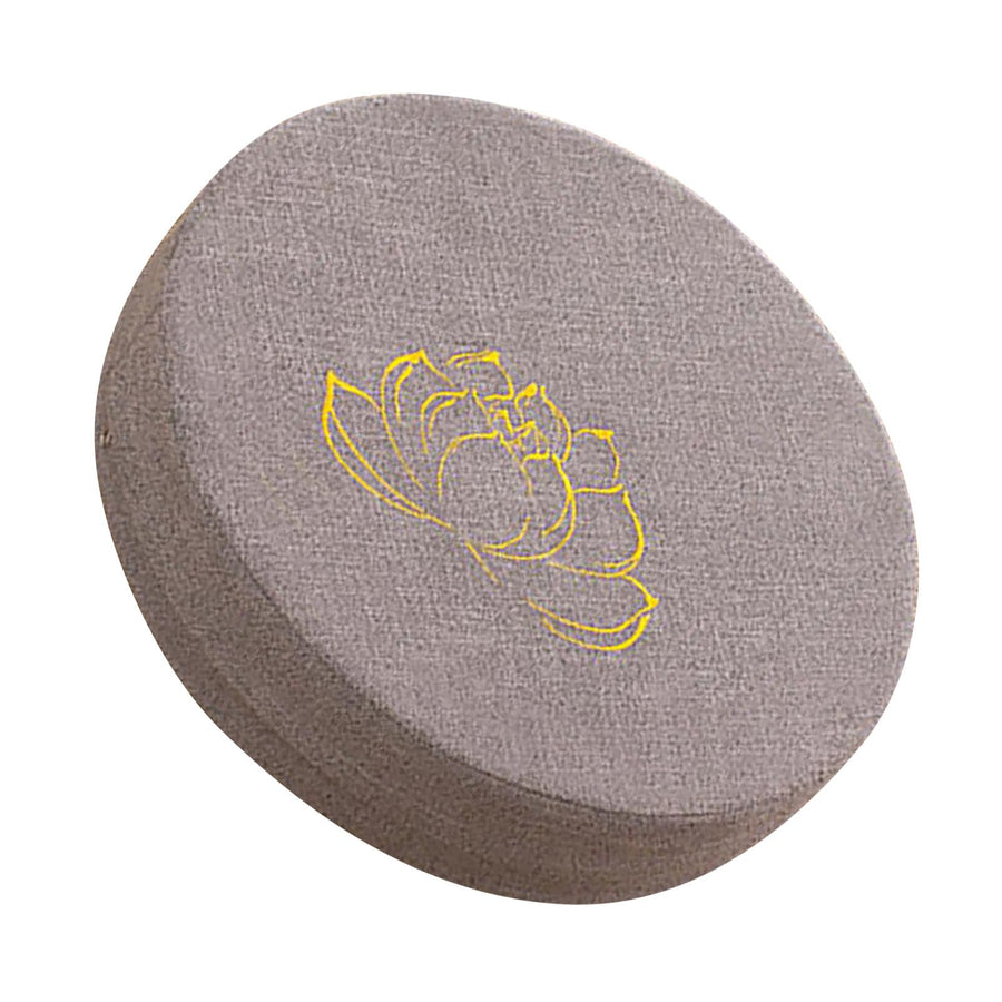 Meditation Cushion Round Hard Foam Cotton Linen Detachable Washable Comfortable Floor Pillow Mat for Balcony Living Room Tatami Grey