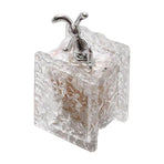 Cotton Swab Box Durable Acrylic Cotton Swab Holder Multifunctional Toothpick Box Cotton Pad Holder for Home