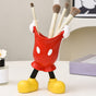Cartoon Pen Holder Cute Anime Desktop Stationery Pen Storage Holder Ornaments Makeup Brush Holder