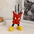 Cartoon Pen Holder Cute Anime Desktop Stationery Pen Storage Holder Ornaments Makeup Brush Holder