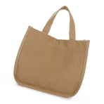 Lunch Bag Canvas Large Capacity Stylish Multifunctional Practical Comfortable Handle Mommy Bag for Outdoor Camping Companies School Khaki