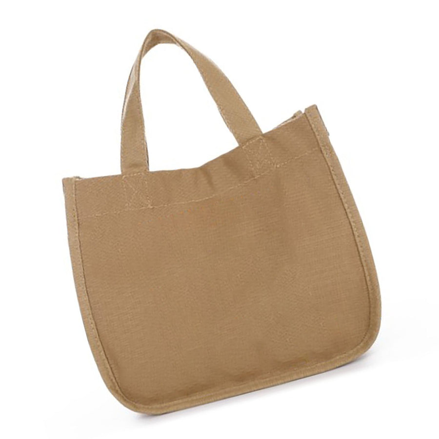 Lunch Bag Canvas Large Capacity Stylish Multifunctional Practical Comfortable Handle Mommy Bag for Outdoor Camping Companies School Khaki